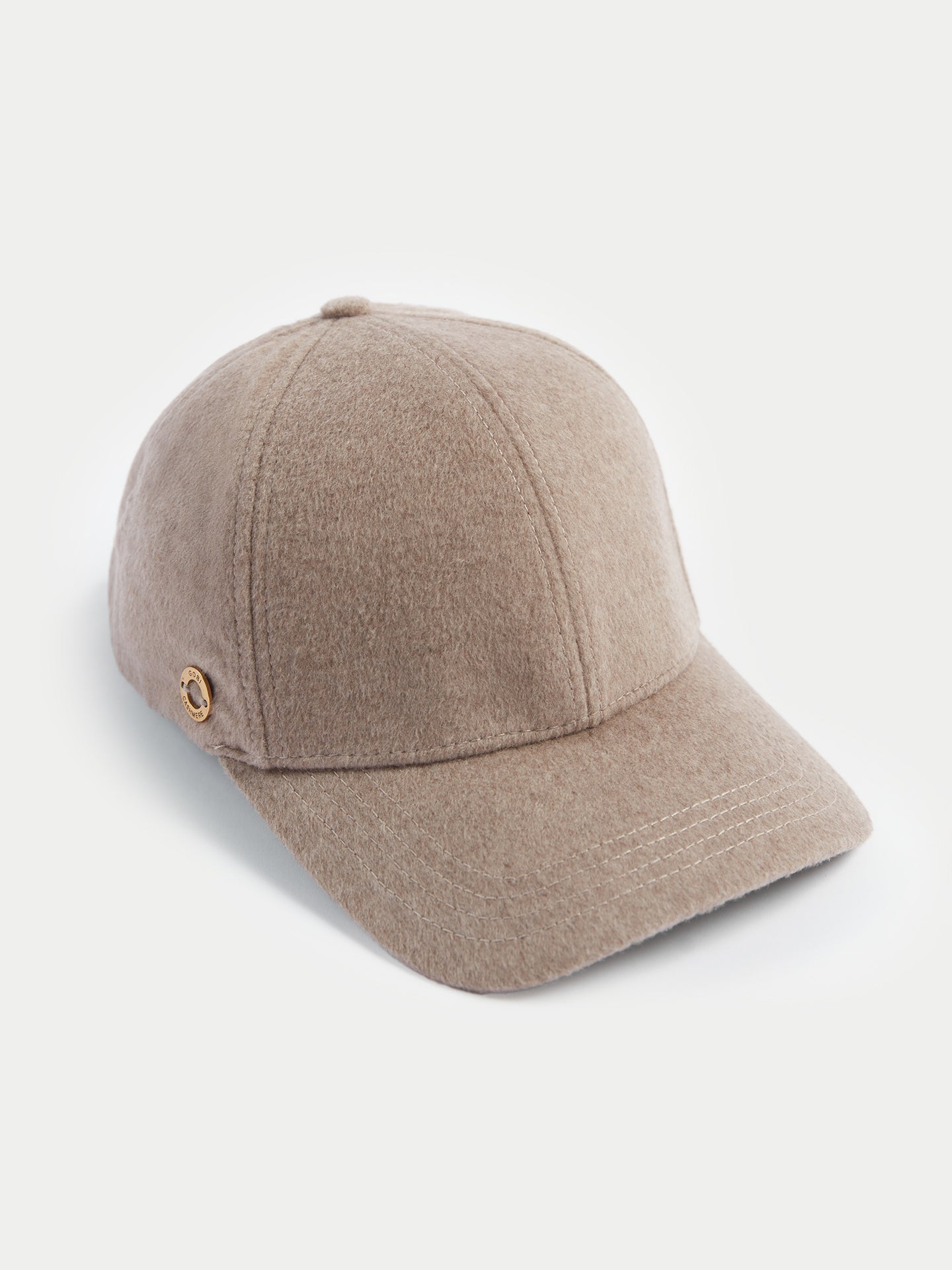 Organic Colour Cashmere Cap Taupe - Gobi Cashmere