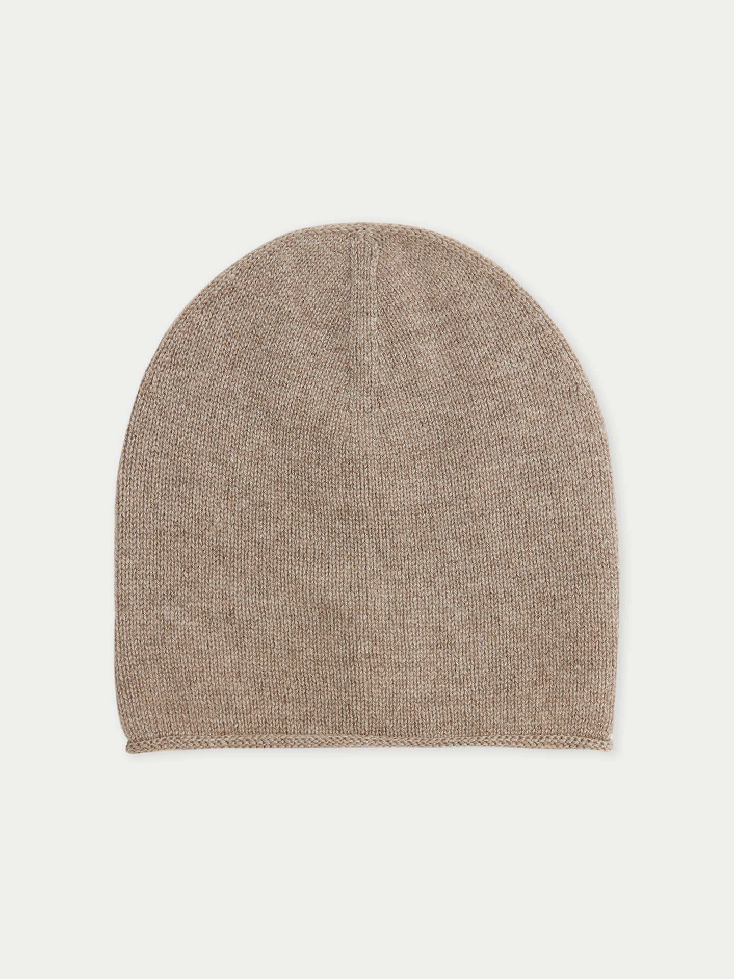 Women's Cashmere $99 Hat & Sweater Set Taupe - Gobi Cashmere