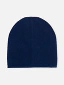 Navy blue beanie on a light gray background #color_navy