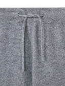 close up of a gray cashmere pants #color_dim-gray
