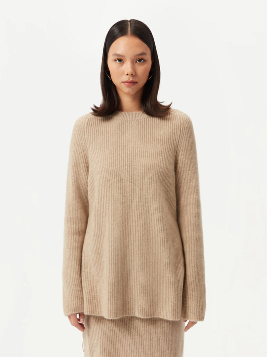 Cashmere Sweater with Side Zippers