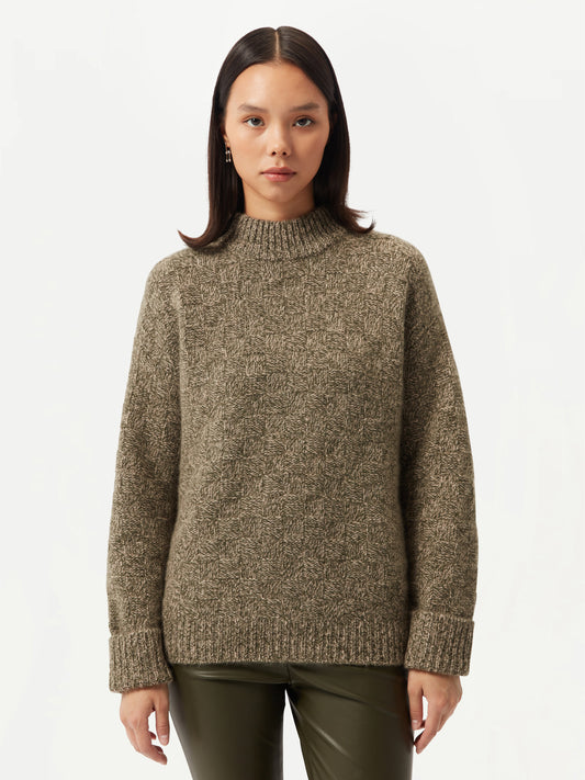 Basket-Weave Cashmere Sweater