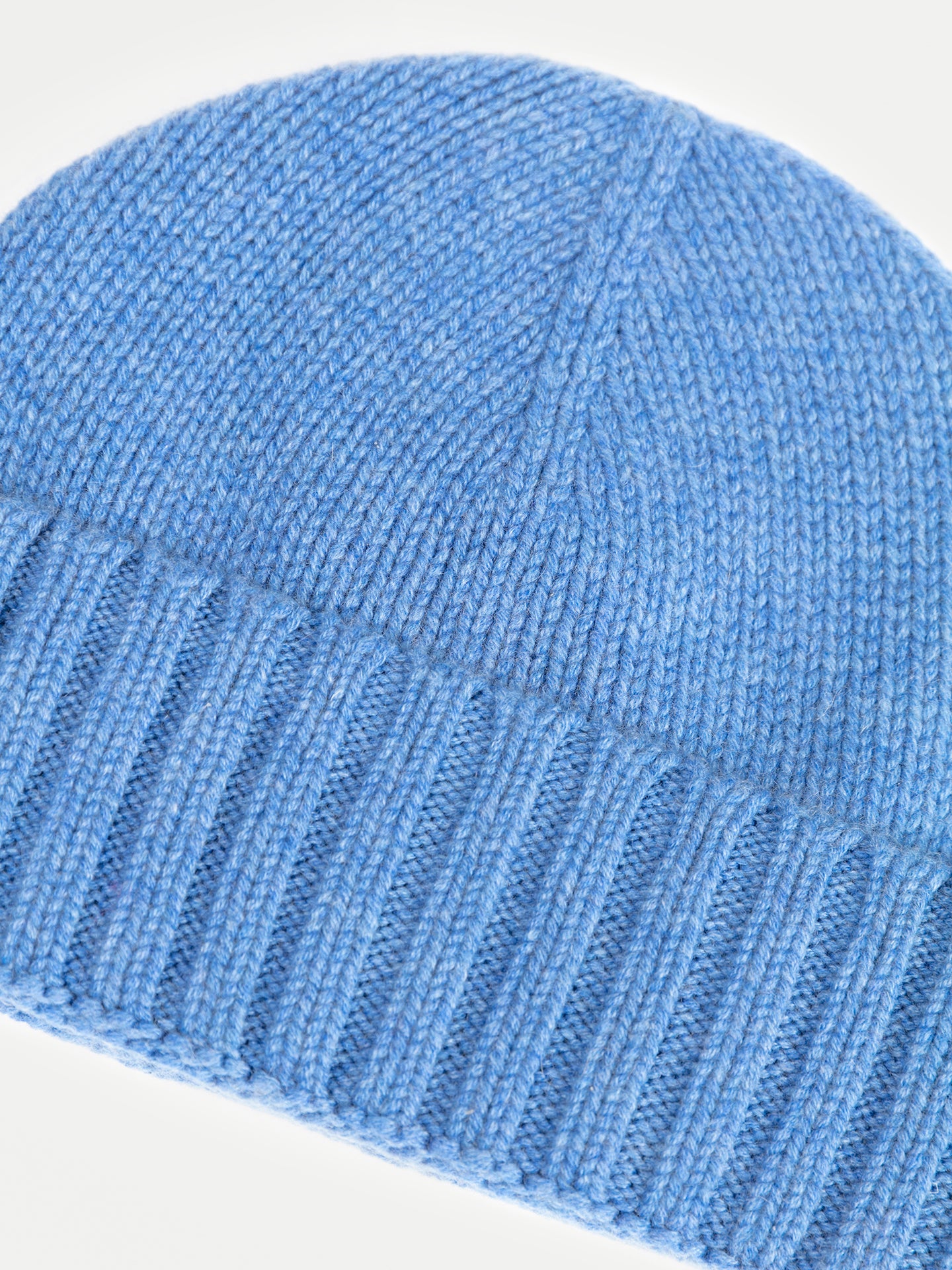 Cashmere Rib Knit Hat /Unisex/