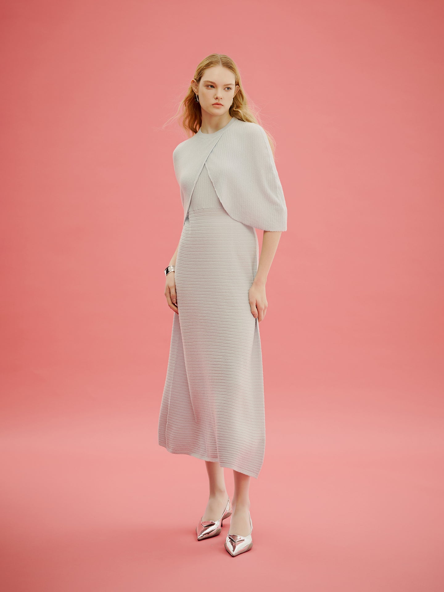 Lightweight Silk Cashmere Capelet
