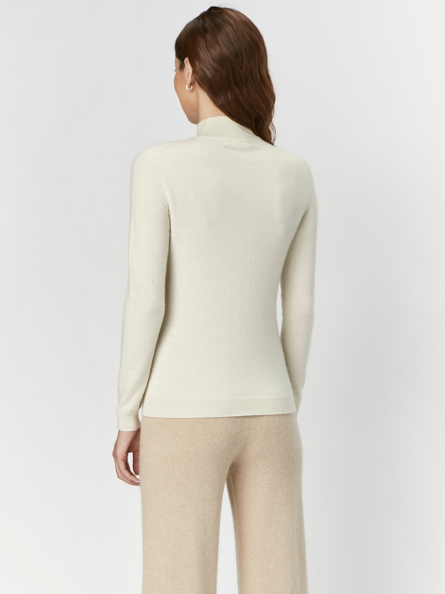 Cashmere Mock Neck Sweater