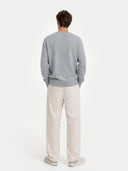 Essential Crewneck Cashmere Sweater Vapor Blue - Gobi Cashmere #color_vapor-blue