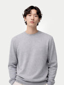 Essential Crewneck Cashmere Sweater High Rise - Gobi Cashmere #color_high-rise