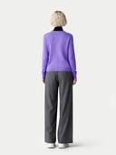 Essential Cashmere Crewneck Sweater Dusted Peri - Gobi Cashmere #color_dusted-peri