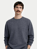 Essential Crewneck Cashmere Sweater Plum Kitten - Gobi Cashmere #color_plum-kitten