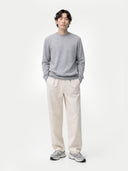 Essential Crewneck Cashmere Sweater High Rise - Gobi Cashmere #color_high-rise