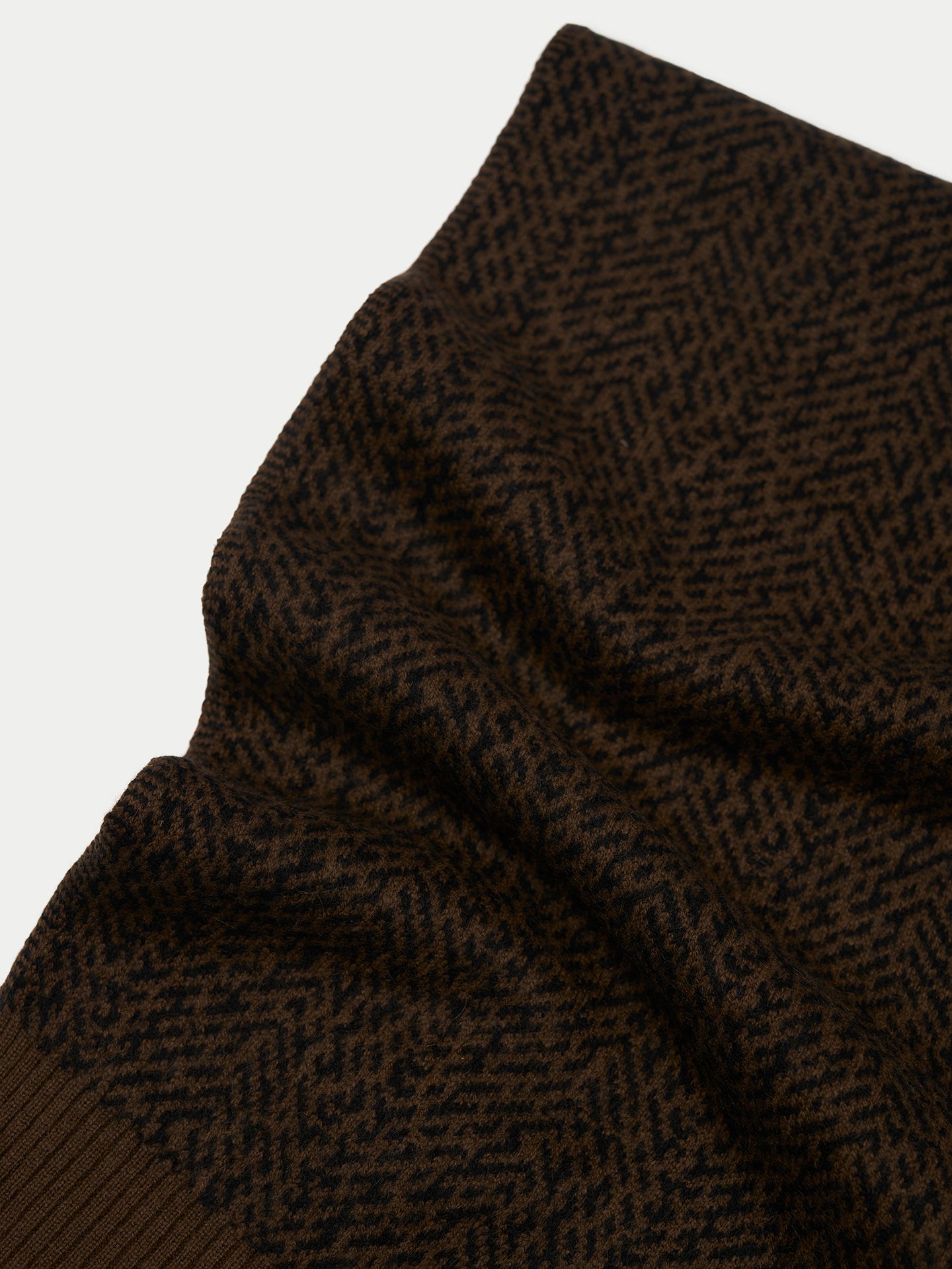 Jacquard Knitted Scarf