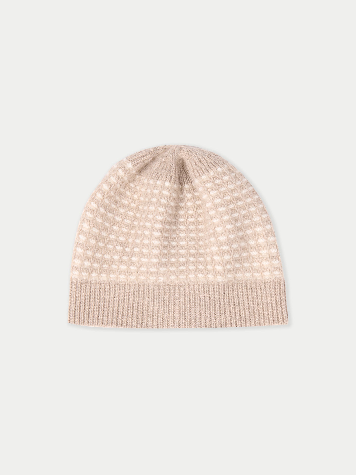 Organic Color Cashmere Waffle Knit Hat