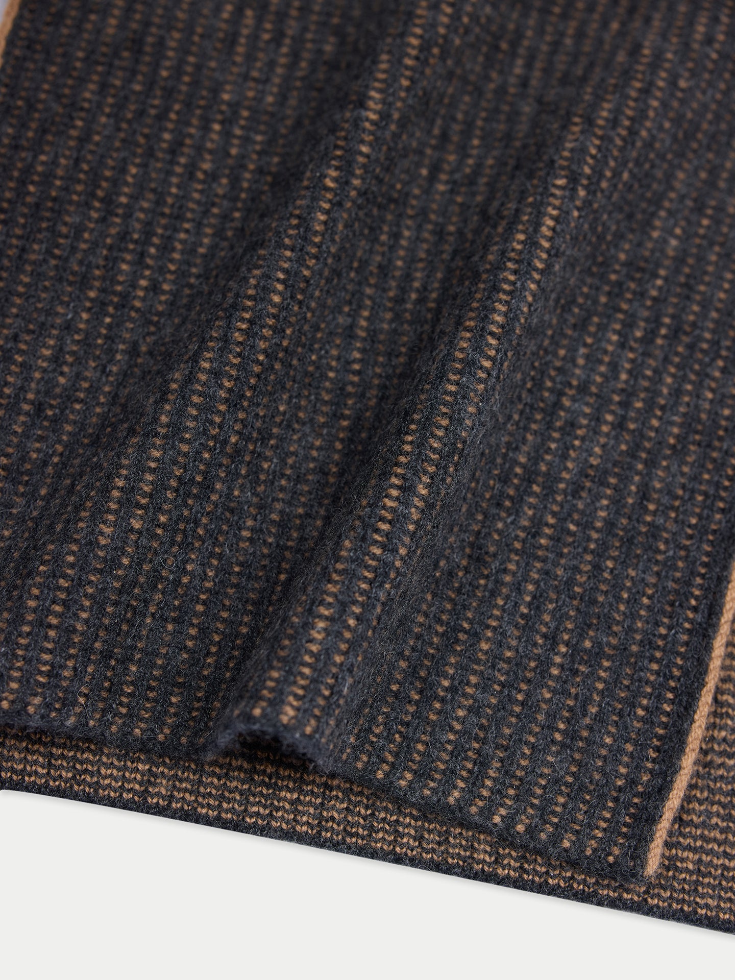 Waffle Knit Cashmere Scarf