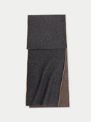 Dark gray woven fabric with a subtle pattern on a white background #color_unknown