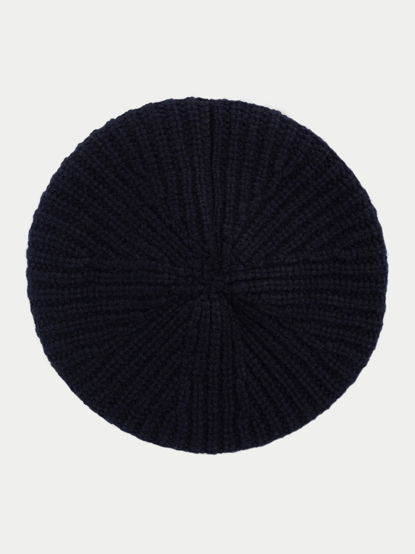 Women's Classic Rib Cashmere Beanie Black  I GOBI Cashmere