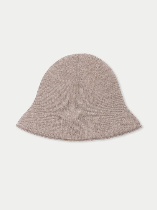 Organic Color Cashmere Elegant Felted Bucket Hat