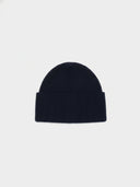 dark navy beanie hat on a white background #color_navy-blazer