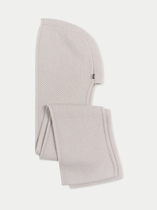 Hooded Cashmere Scarf Grey - Gobi Cashmere 