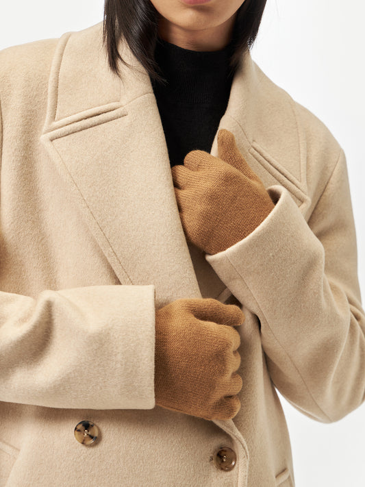 Men's Cashmere Gloves Almond - Gobi Cashmere