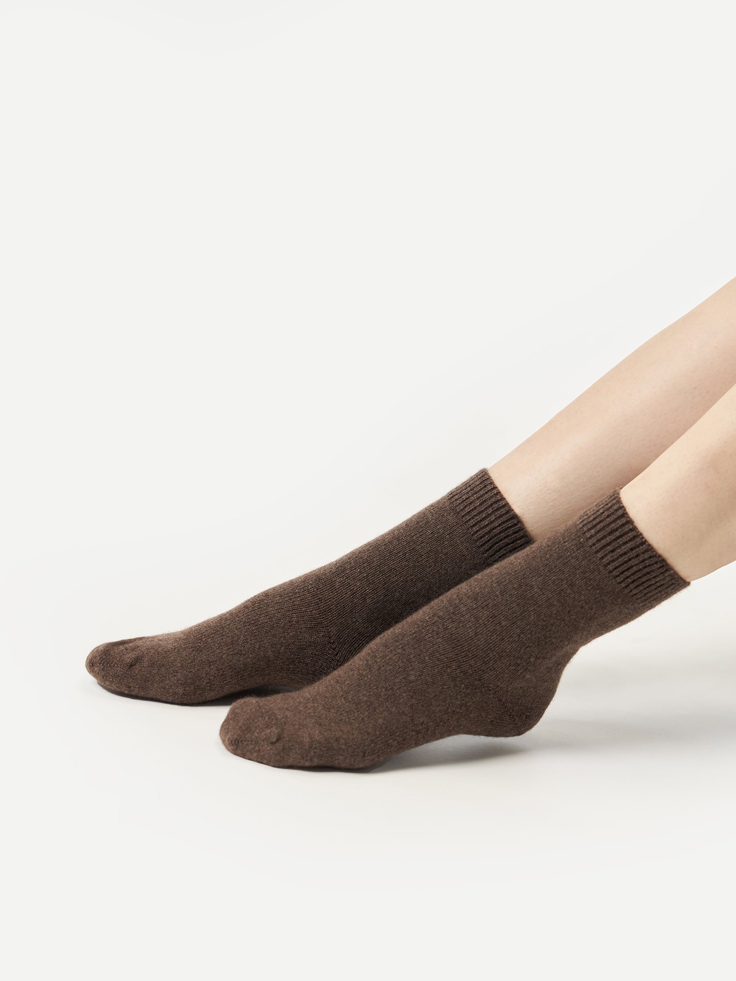 Unisex Cashmere Jersey Knit Bed Socks