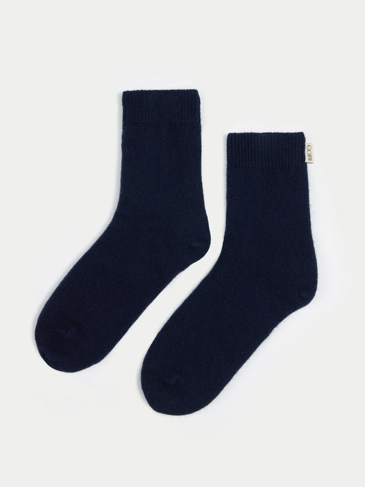 Unisex Cashmere Jersey Knit Bed Socks