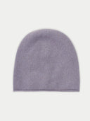 Gray knit beanie on a light purple background #color_purple-ash