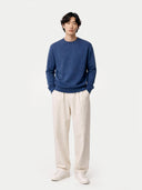 Essential Crewneck Cashmere Sweater Bijou Blue - Gobi Cashmere #color_bijou-blue