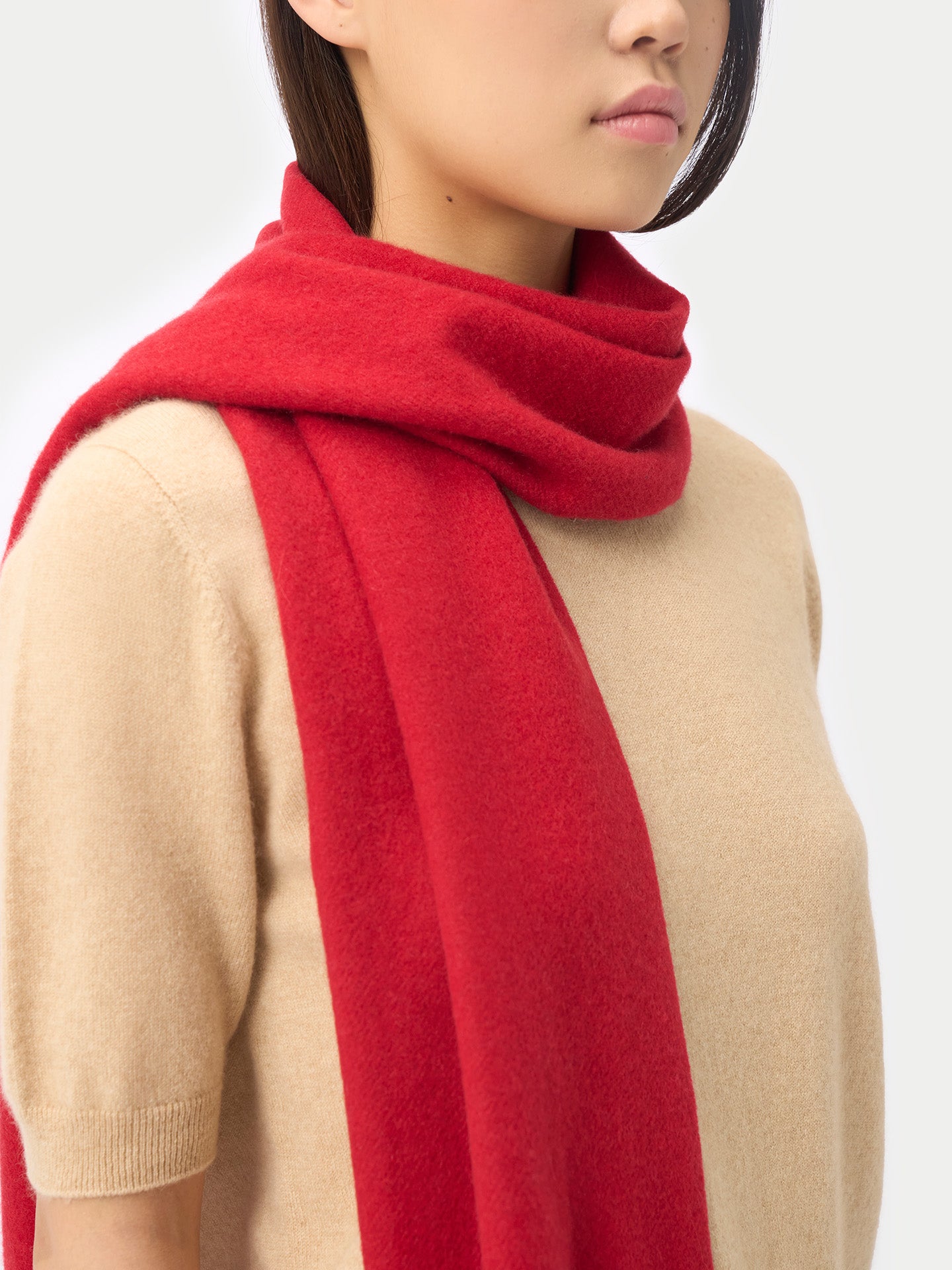 Pure Cashmere Warmth Woven Scarf