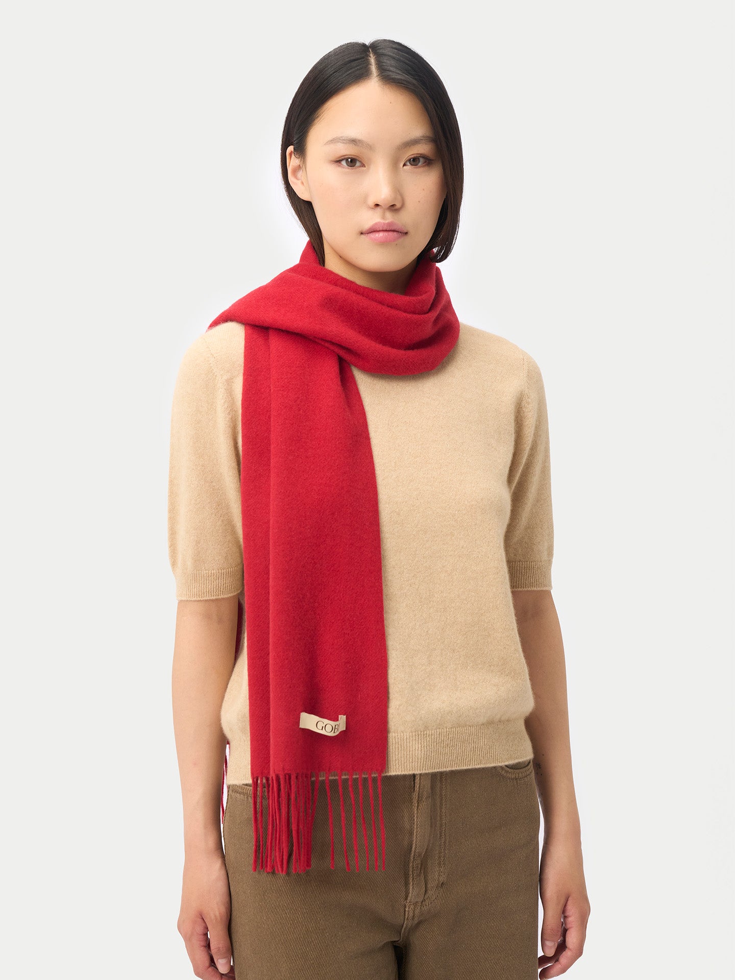 Pure Cashmere Warmth Woven Scarf
