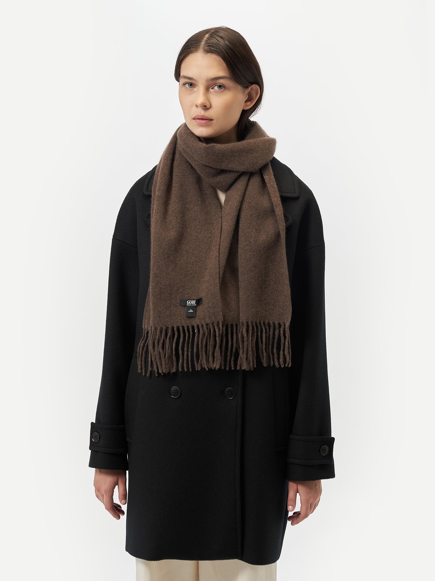 Cashmere Fringed Scarf