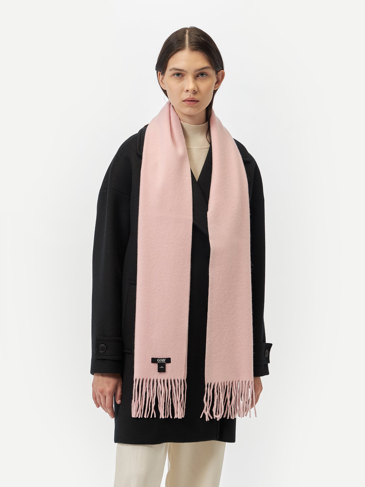 Cashmere Fringed Scarf