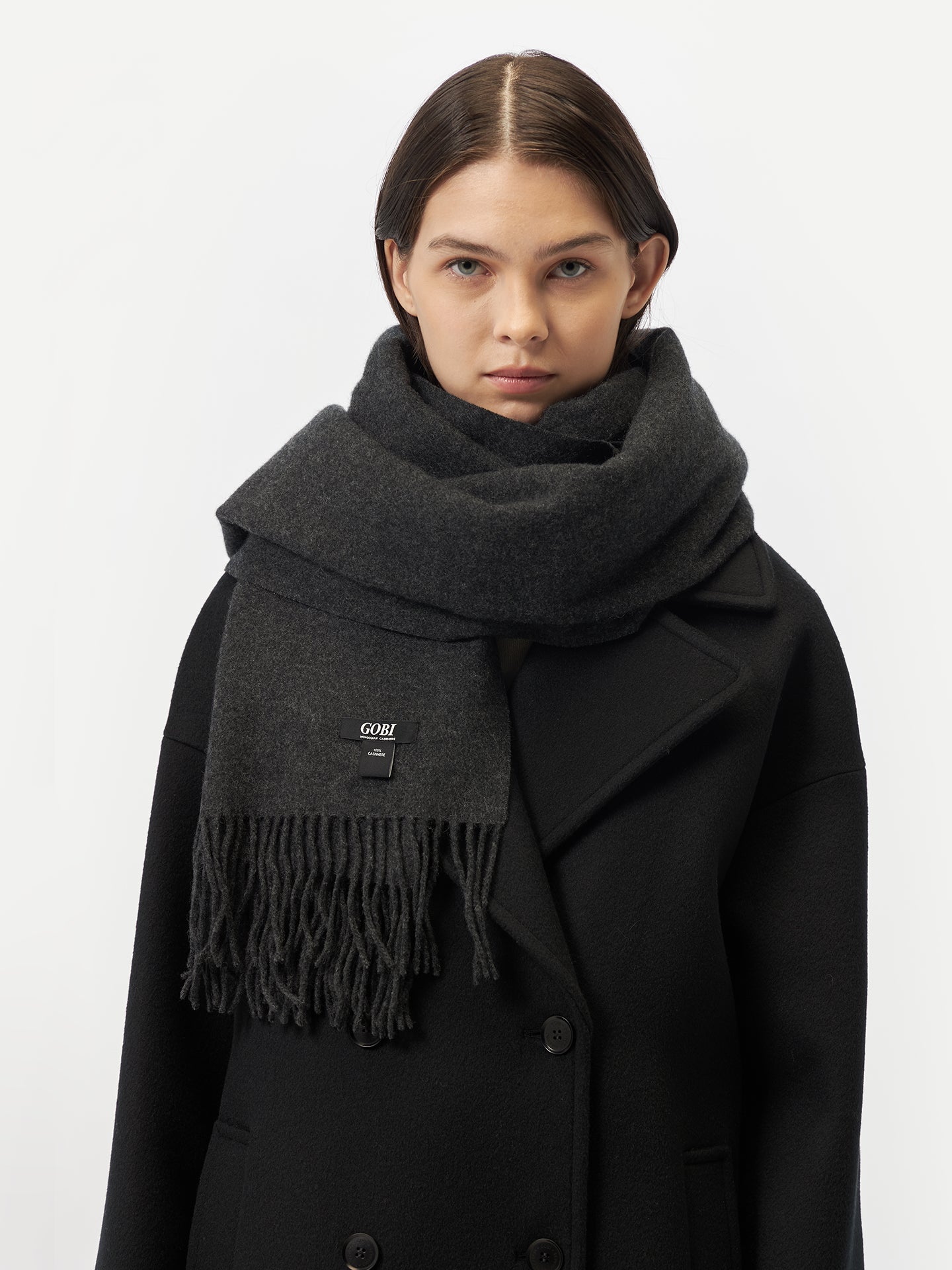 Oversized Cashmere Woven Scarf