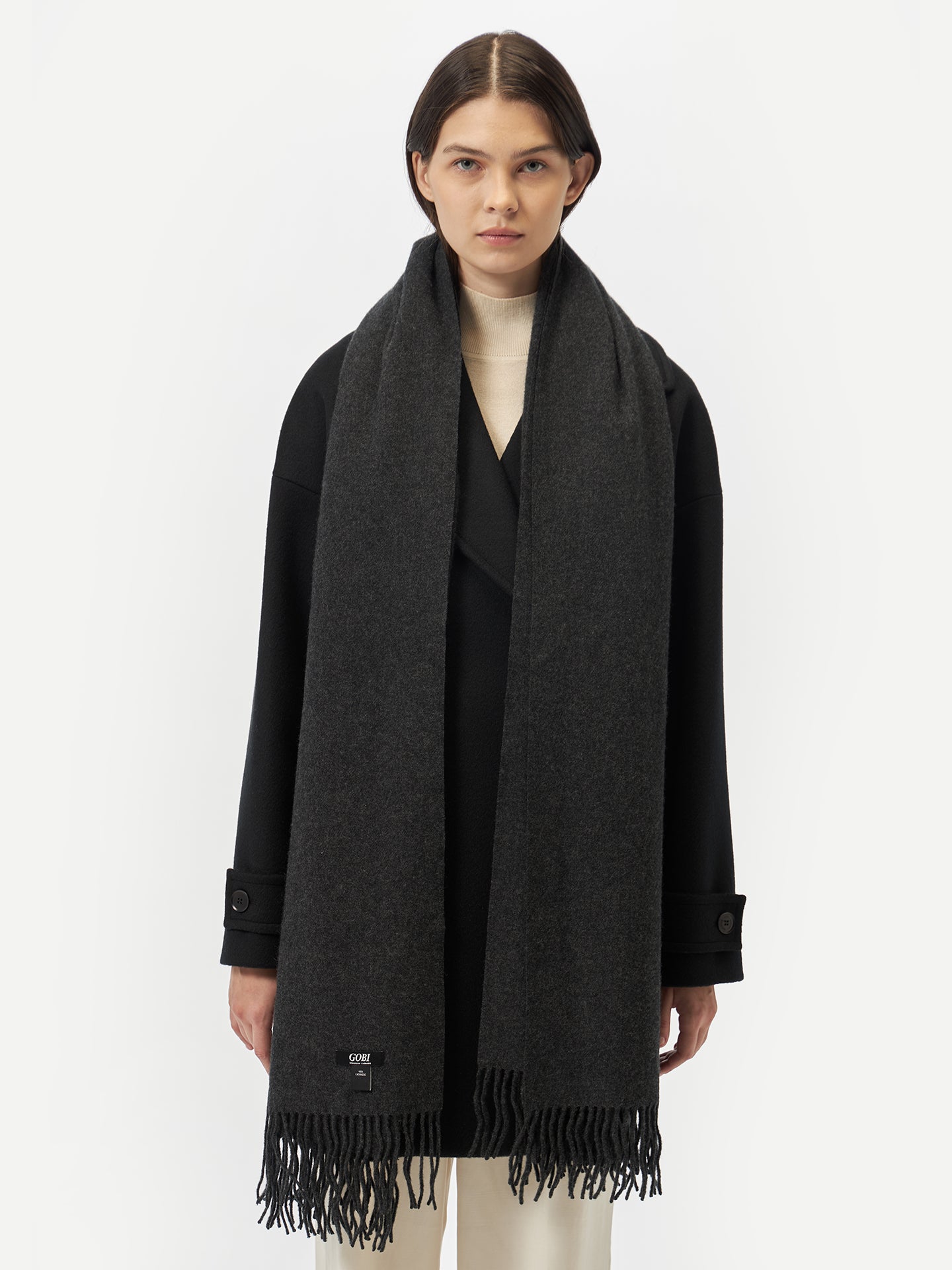 Oversized Cashmere Woven Scarf