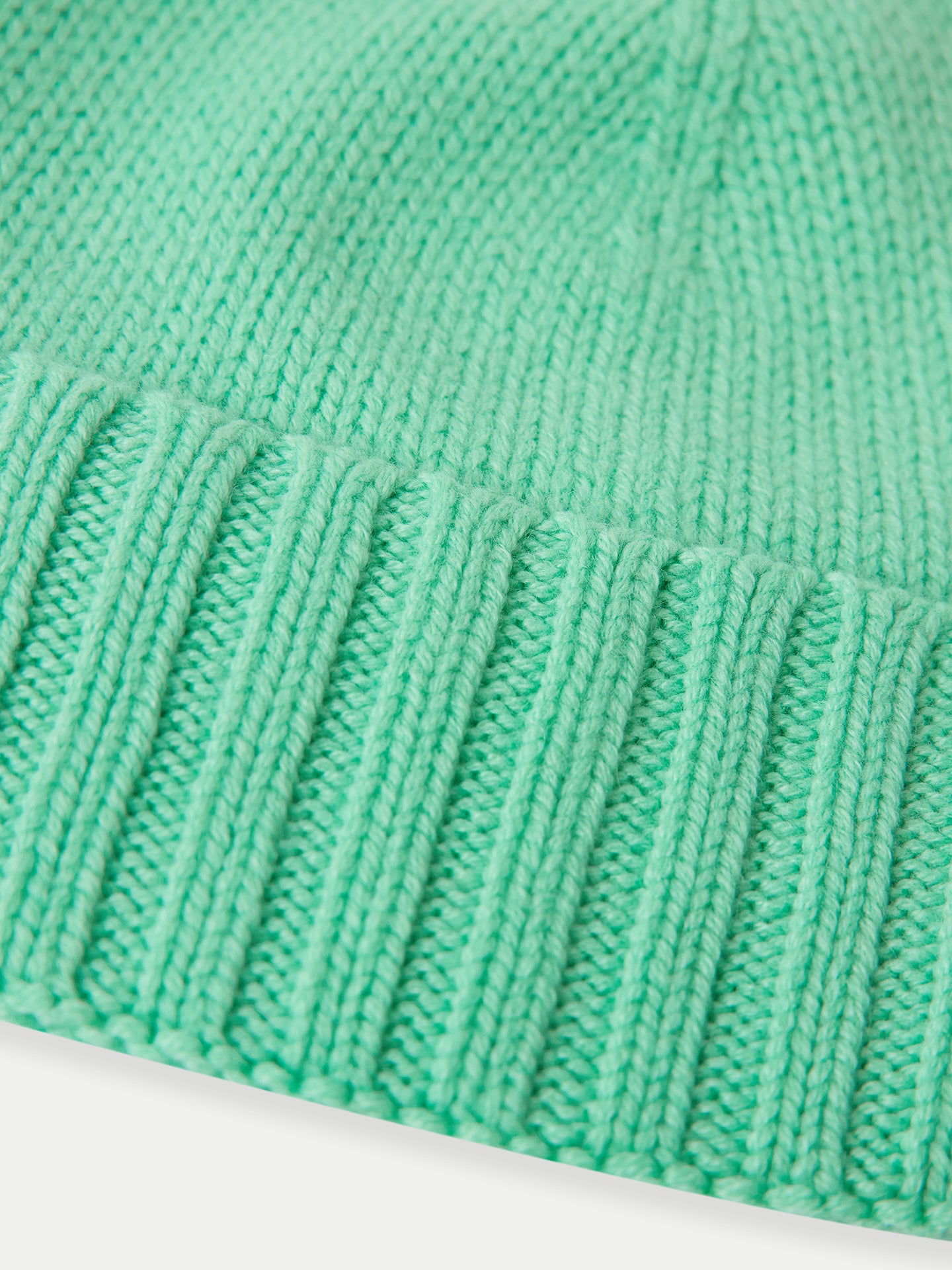 Unisex Cashmere  Basic Beanie Green Ash - Gobi Cashmere