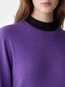 Essential Cashmere Crewneck Sweater Grape Jam - Gobi Cashmere #color_grape-jam