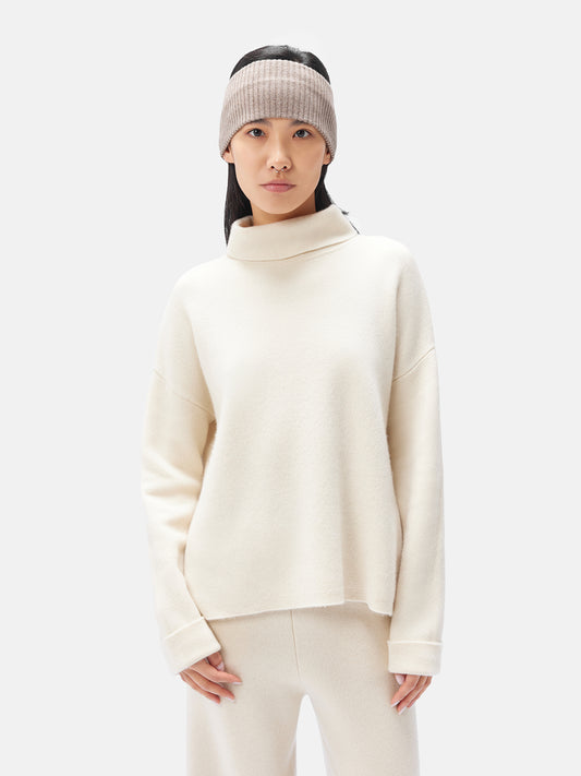 Unisex Responsible Cashmere Headband Taupe - Gobi Cashmere