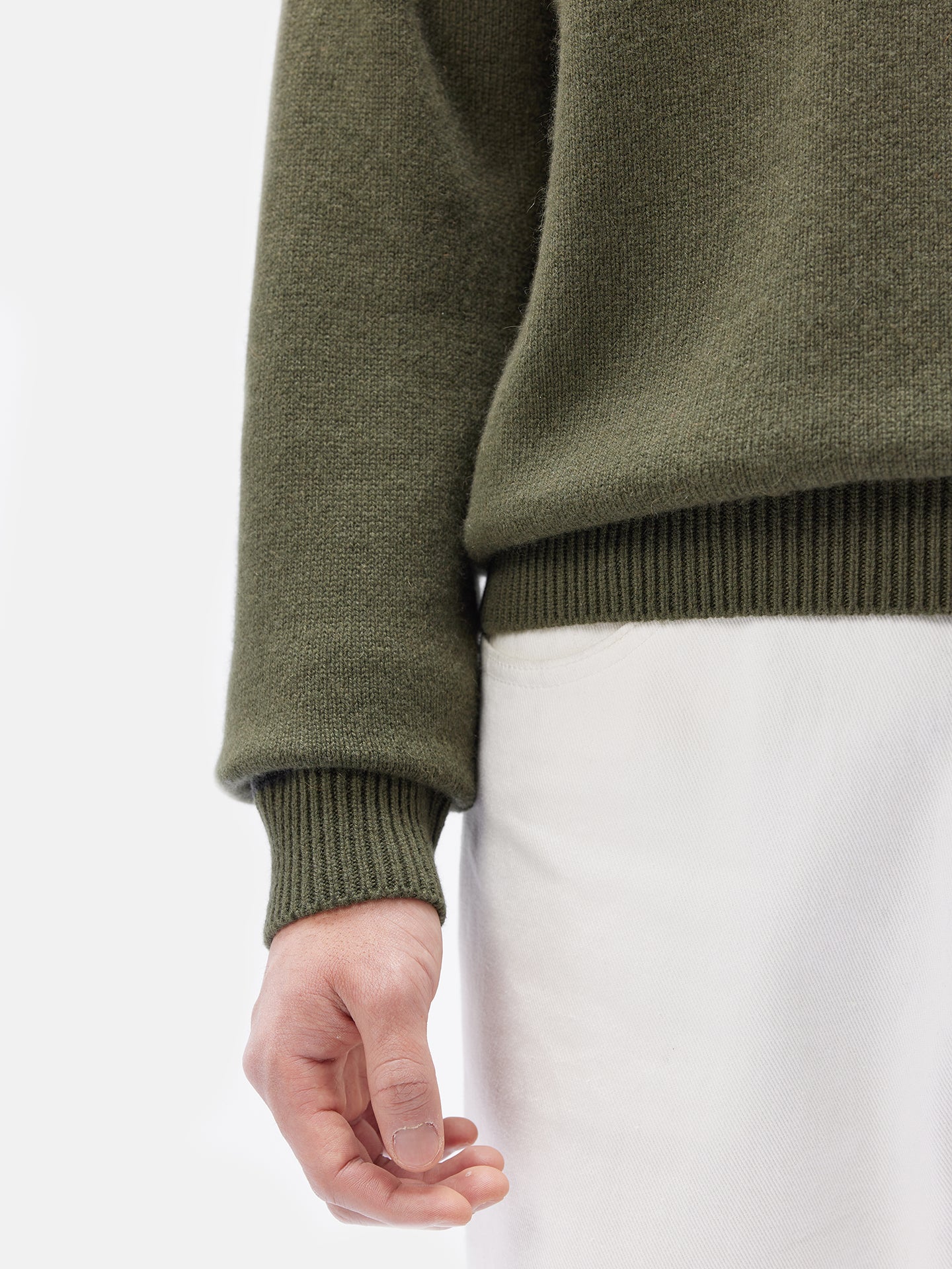 Men's Cashmere Quarter-Zip Sweater