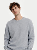 Essential Crewneck Cashmere Sweater Vapor Blue - Gobi Cashmere #color_vapor-blue