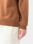 Women's Essential Cashmere V-Neck Brown - Gobi Cashmere #color_chipmunk
