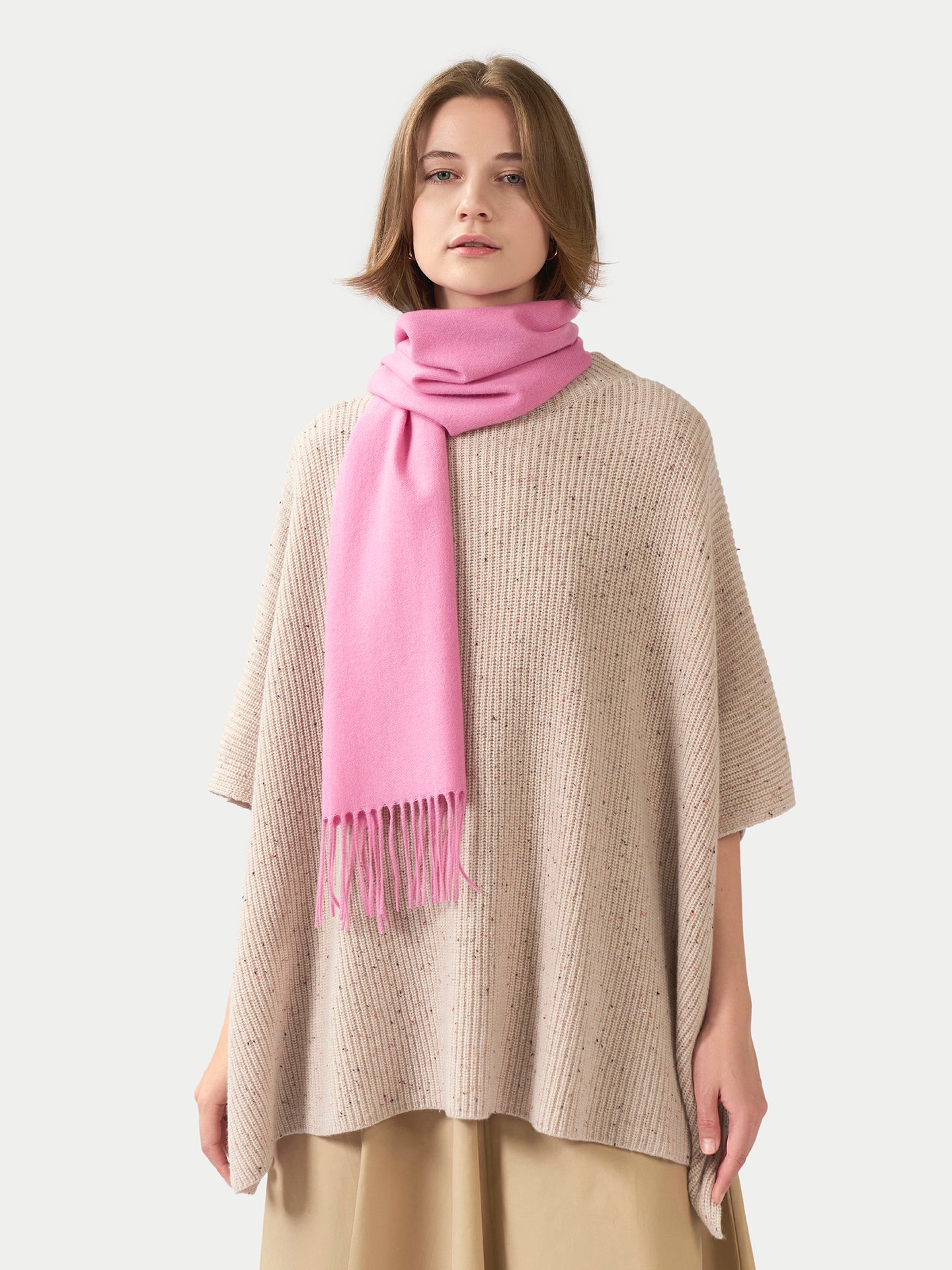 Cashmere Fringed Scarf