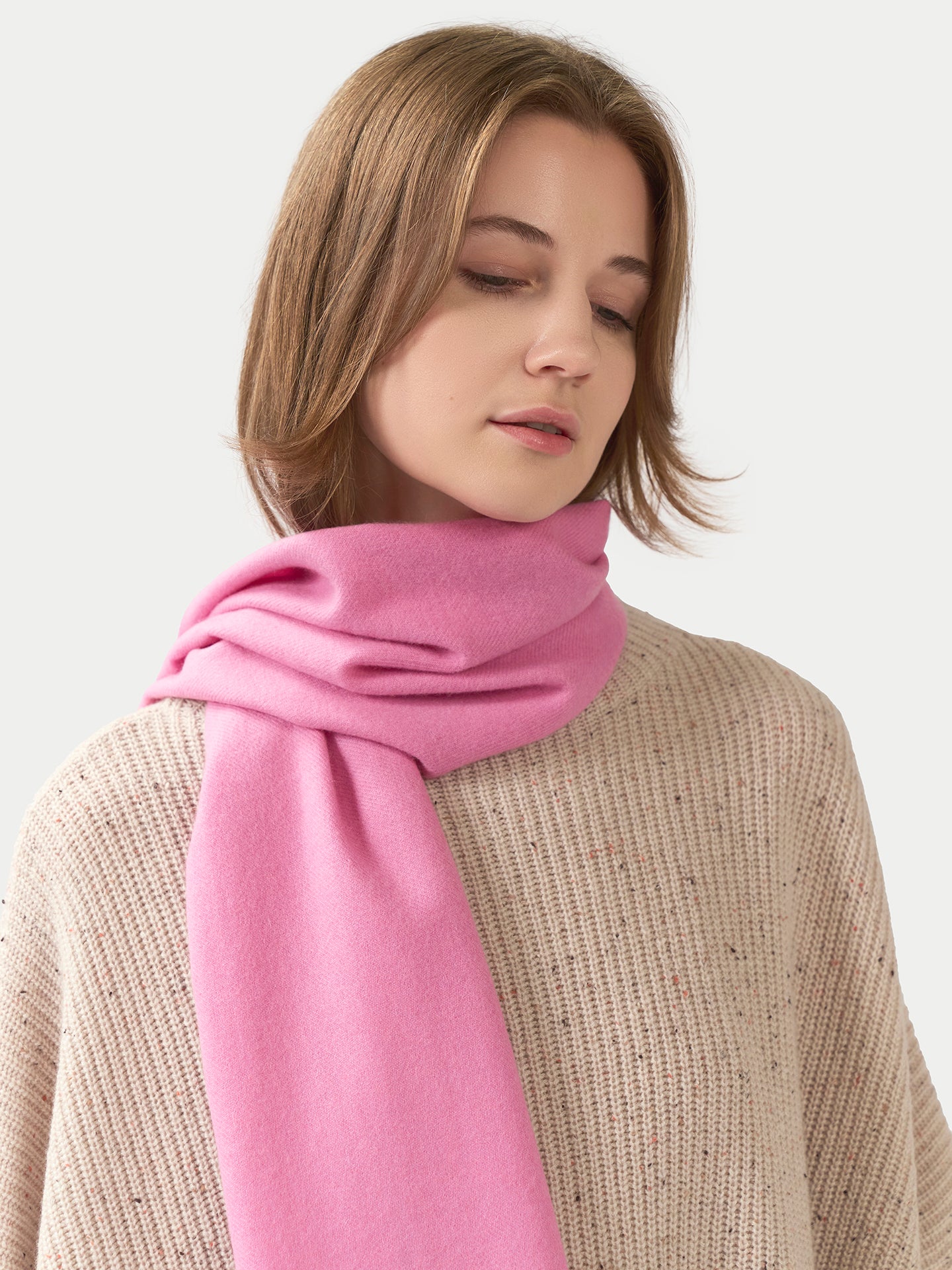 Cashmere Fringed Scarf