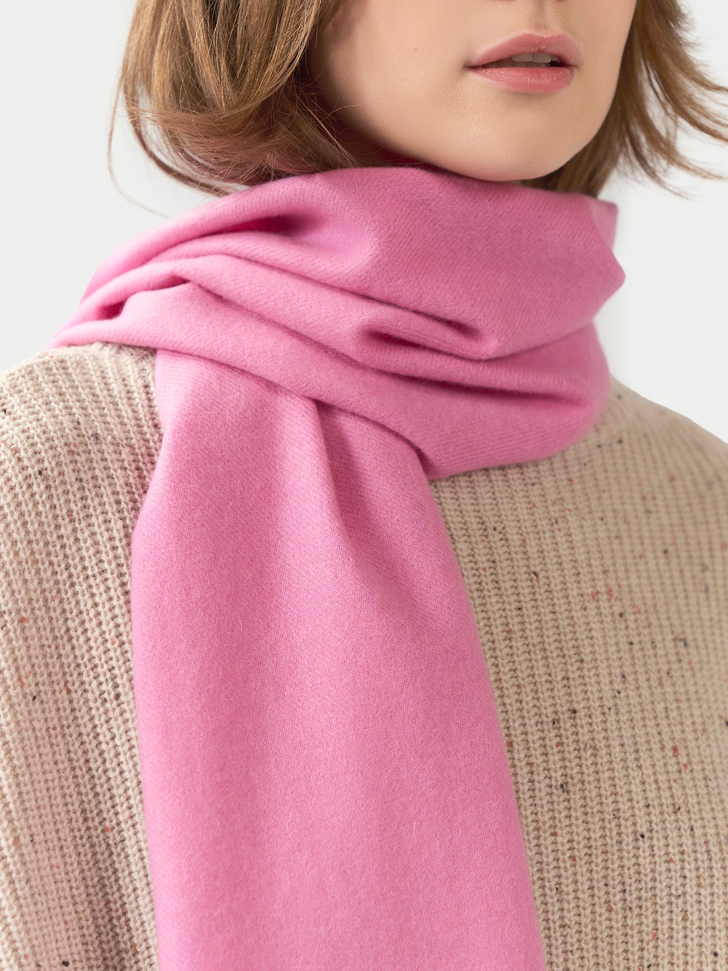 Cashmere Fringed Scarf