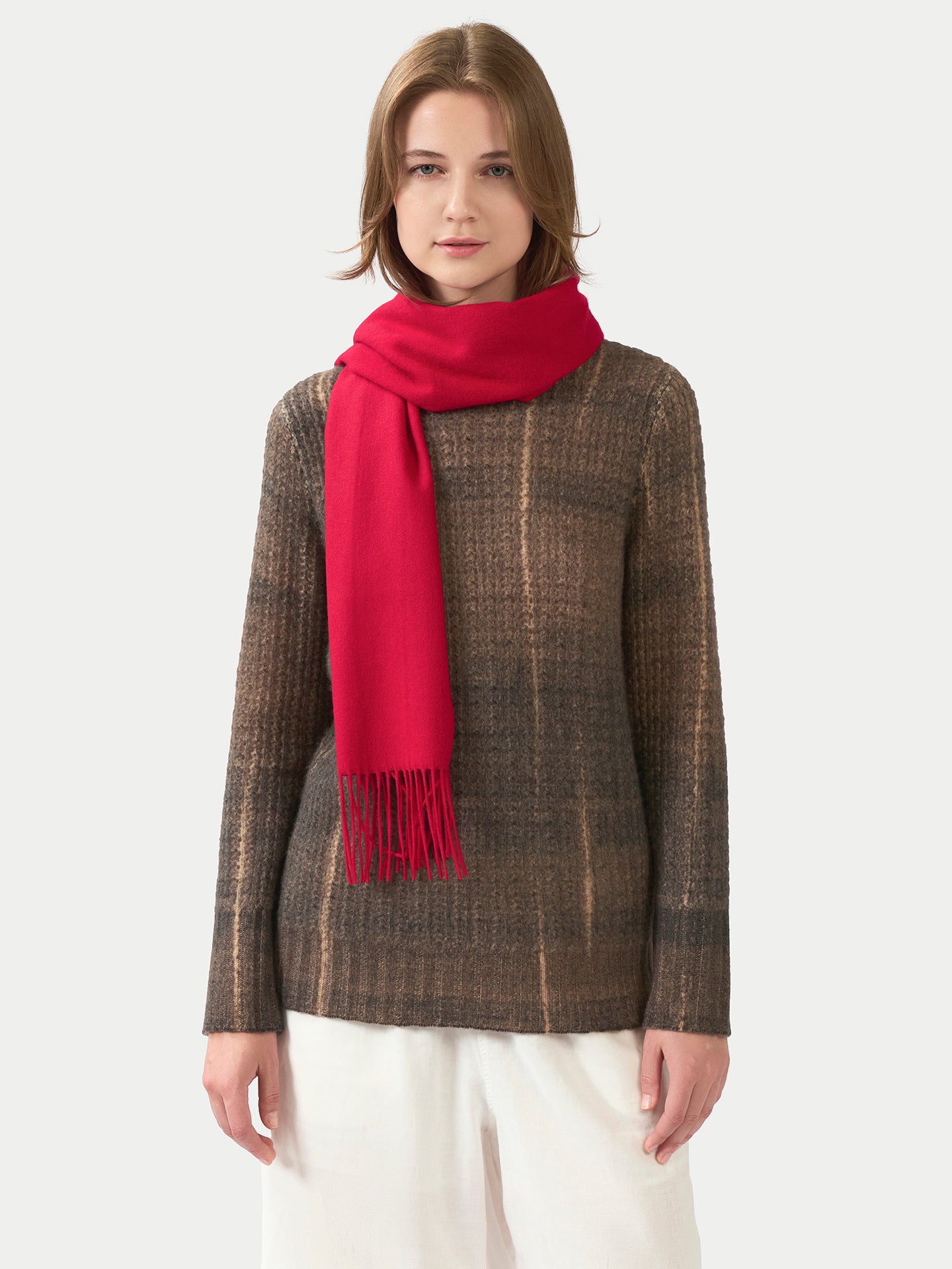 Cashmere Fringed Scarf