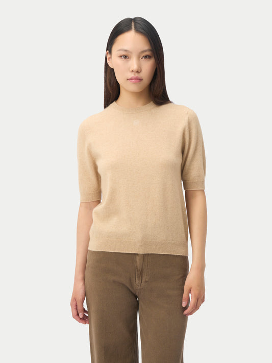 Elbow-Length Sleeve Cashmere Sweater