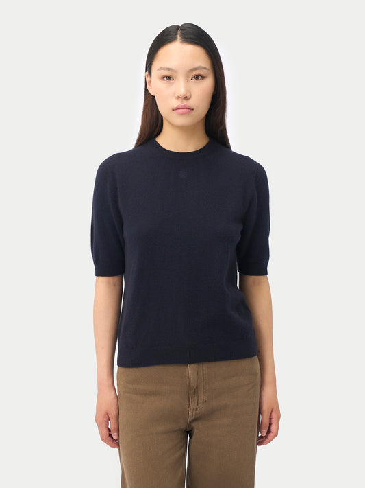 Elbow-Length Sleeve Cashmere Sweater