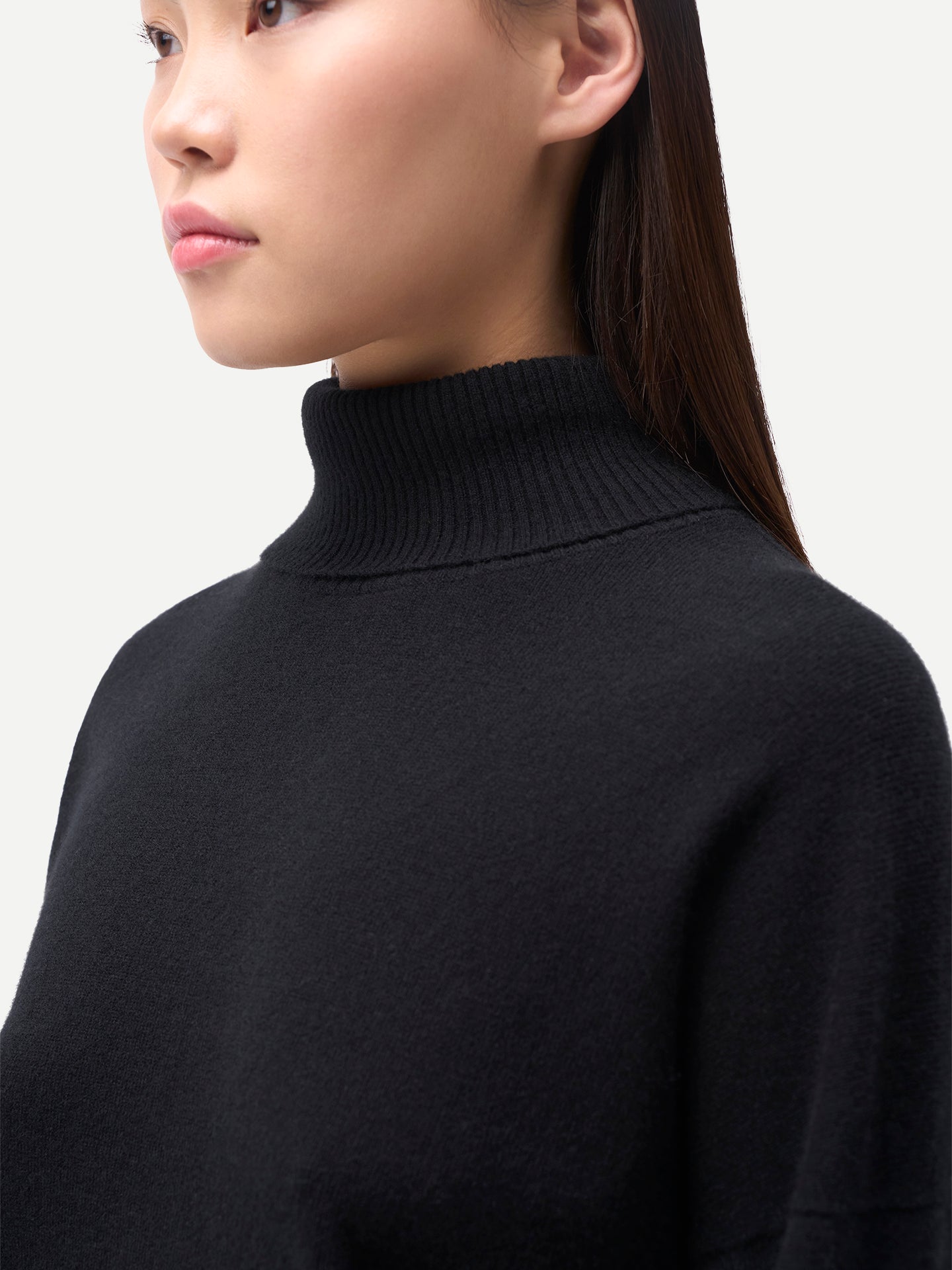 Women T-Neck Cashmere Sweater