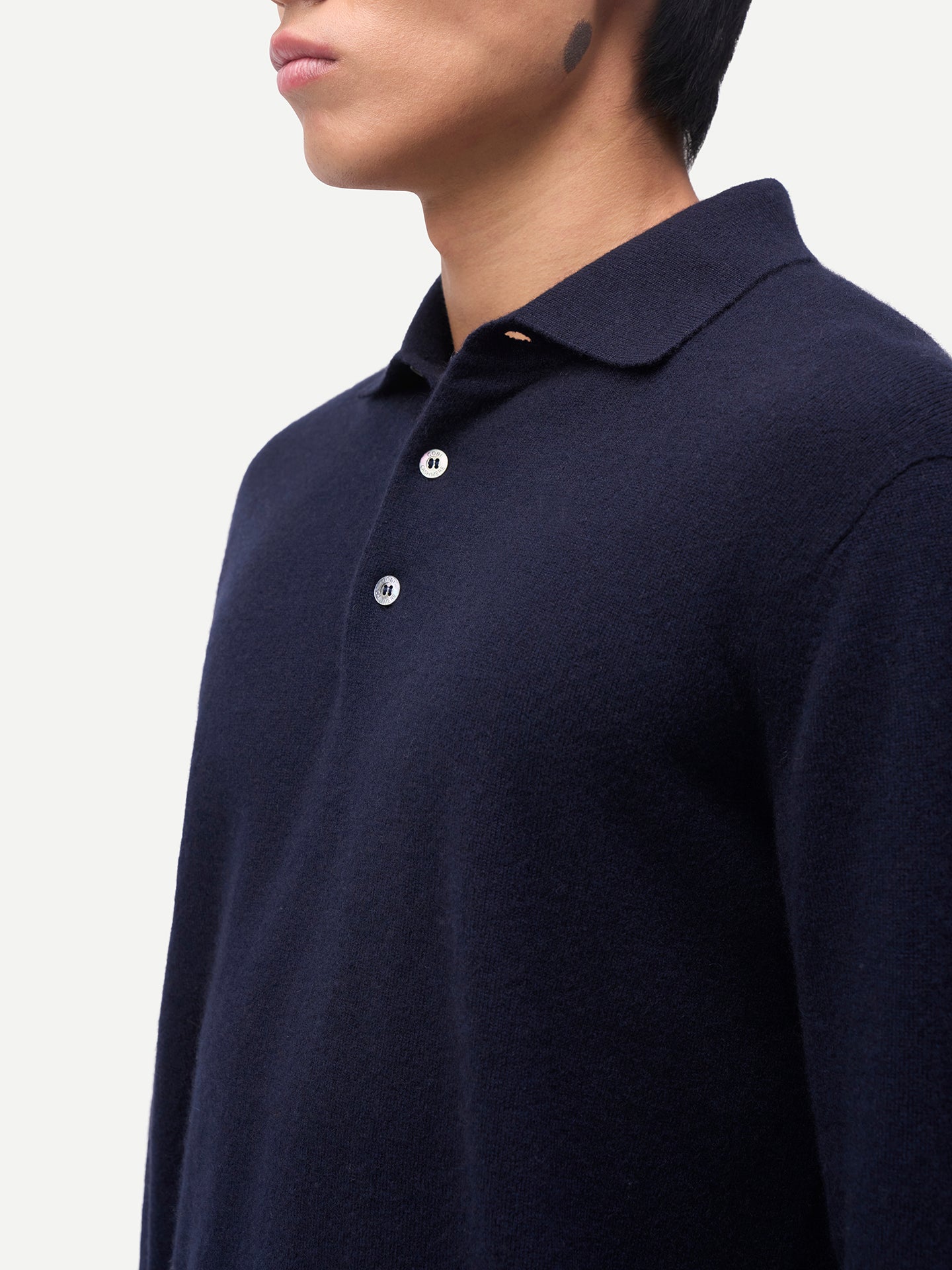 Timeless Cashmere Polo Sweater