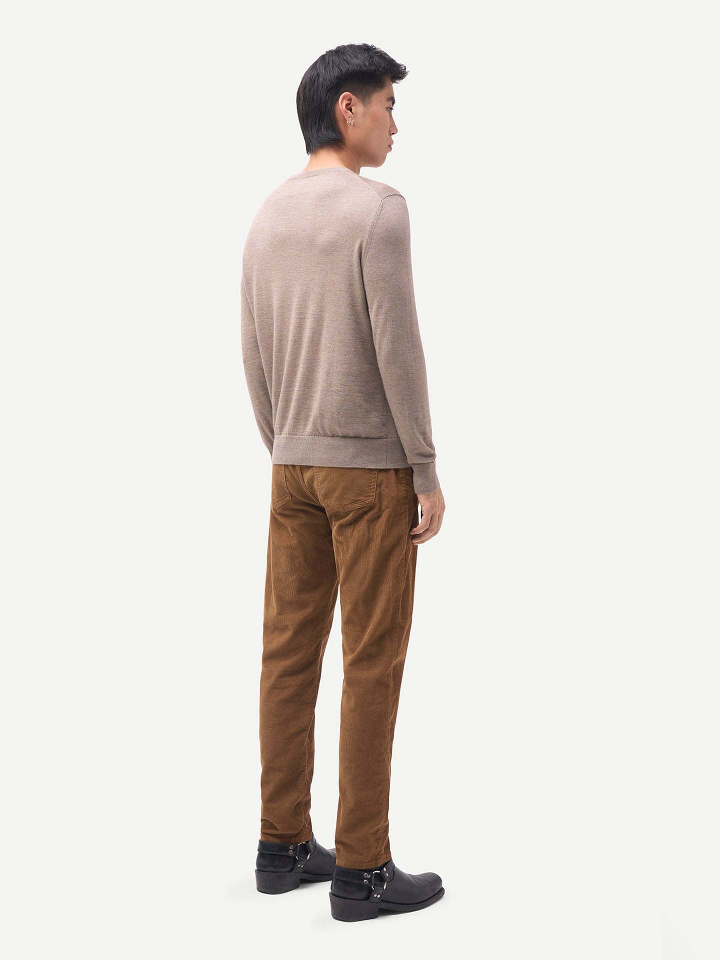 Cashmere Silk C-Neck Sweater