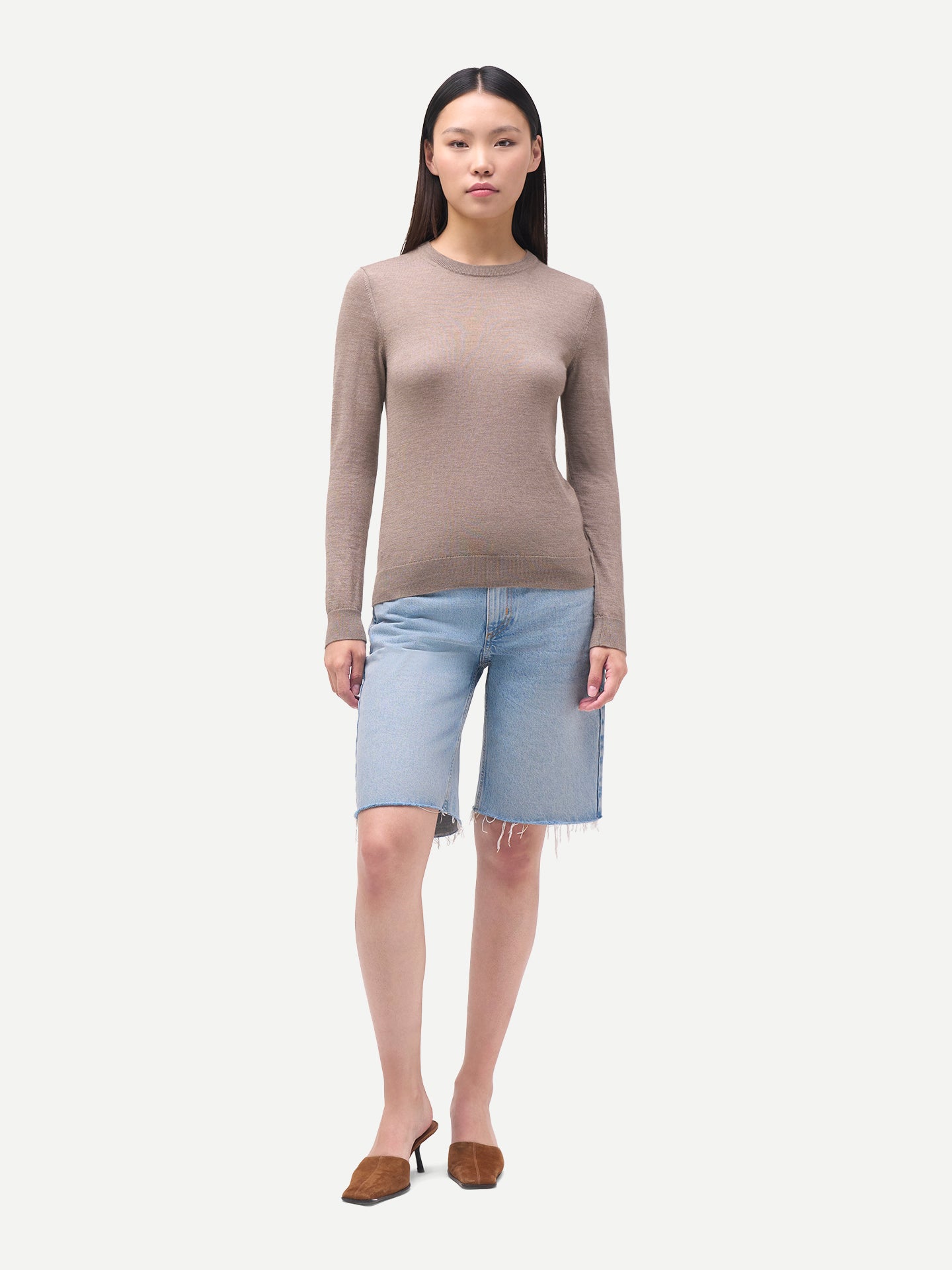 Women C-Neck Cashmere Sweater
