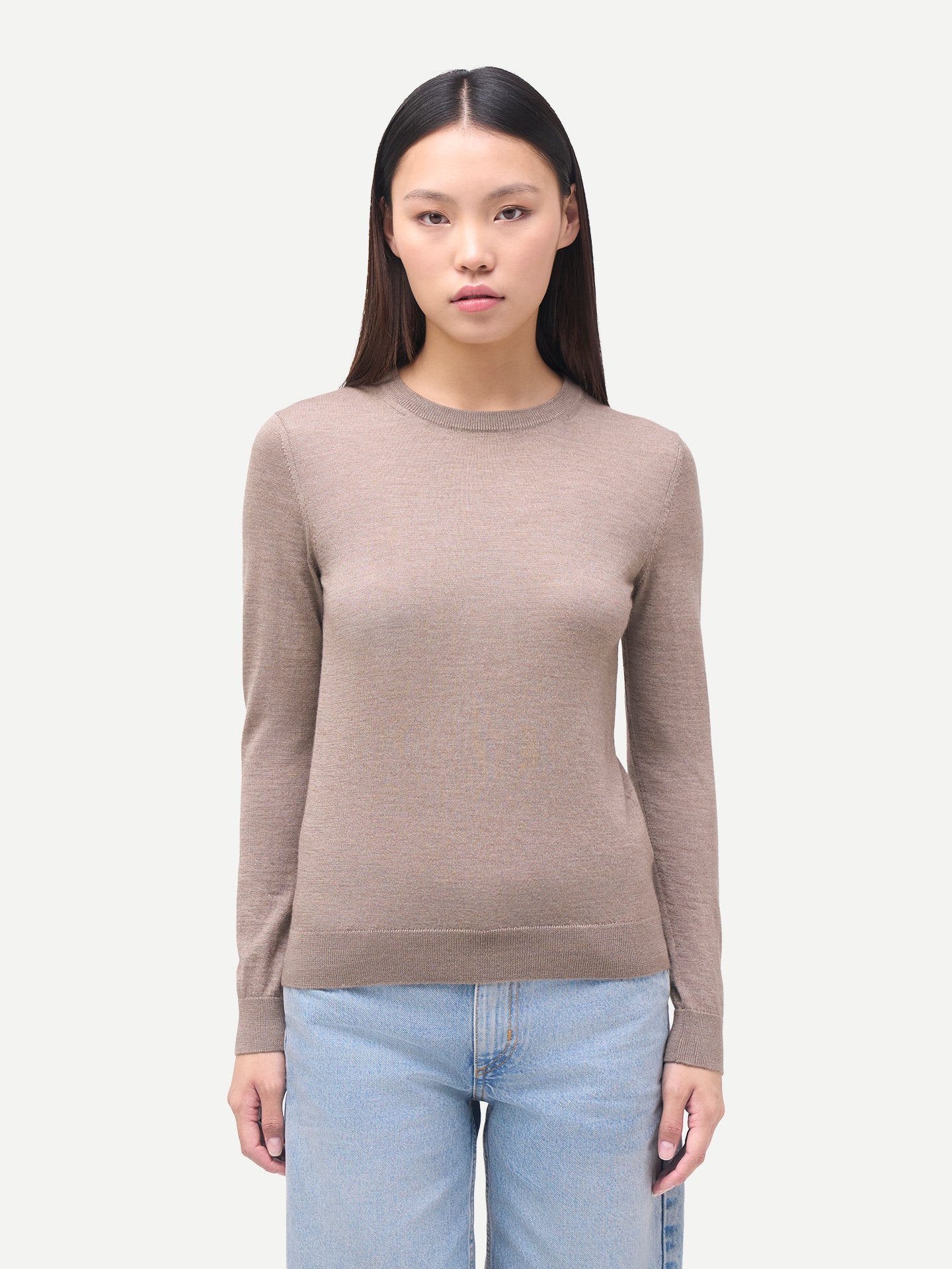 Women C-Neck Cashmere Sweater